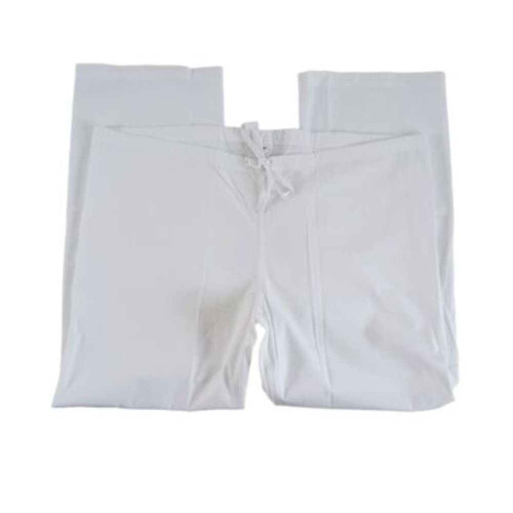 MAEVN Scrub Pants Size XL 46x30 Original Fit Drawstring Straight Leg White 9026